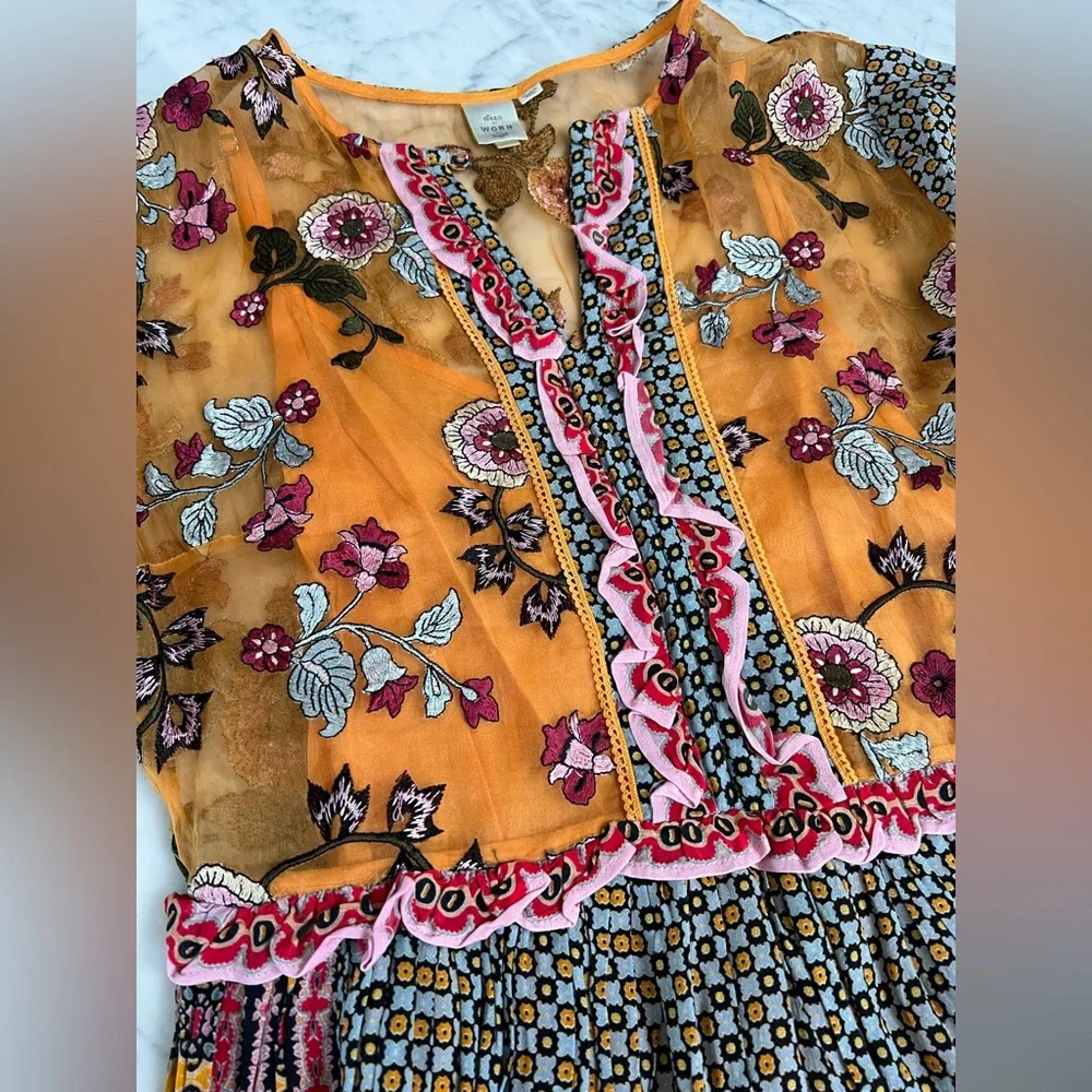 Anthropologie Embroidered Tunic - Picture 4 of 6